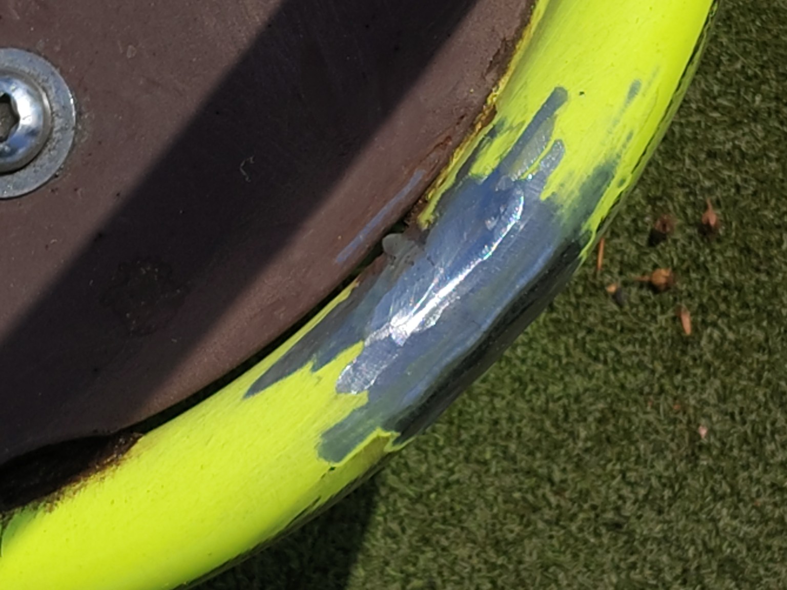 Close-up weld repair performed by ACES